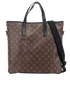 Macassar David Tote, &pound;795, Handbags, Brown, Canvas, Front view